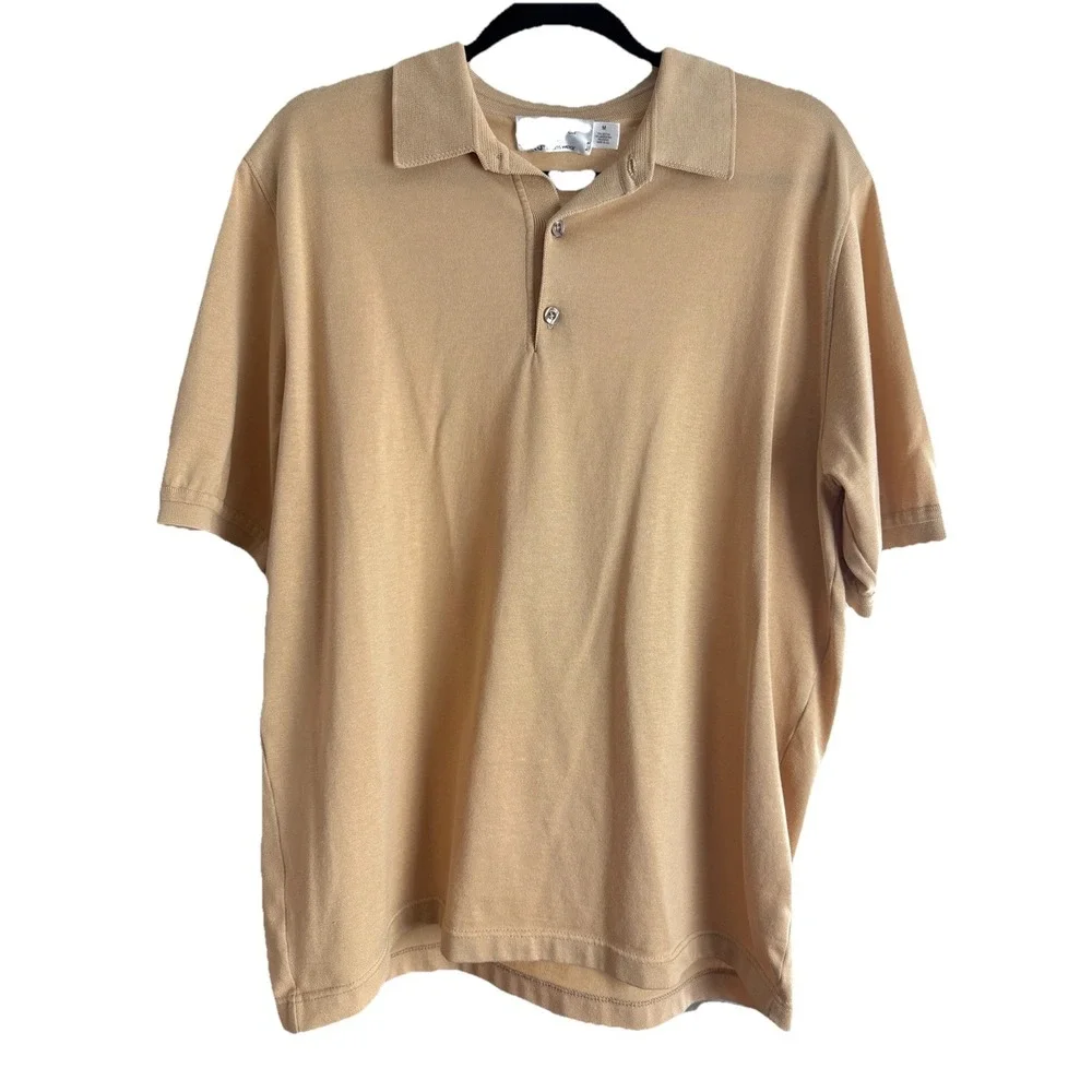 St Croix For Norman's Mens Medium Short Sleeve Collared Preppy VINTAGE - Picture 1 of 3